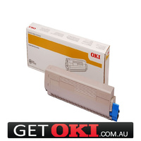 Yellow Toner Cartridge Genuine to suit OKI MC852 Series 7,000 Pages (44643021)