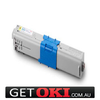Yellow Genuine Toner Cartridge for the OKI C532dn, MC563dn & MC573dn 6,000 pages (46490609)