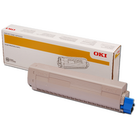 Yellow Genuine Toner Cartridge for the OKI ES6412 - 5,300 pages (46507529)
