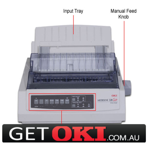 OKI Microline 320t Turbo Plus Dot Matrix Printer 9 Pin (42089222)