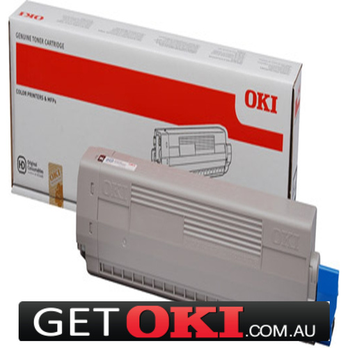 Cyan Toner Genuine to suit OKI C831 10,000 Pages (44844527)