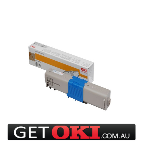 Yellow Toner Cartridge Genuine to suit OKI C301dn, C321dn, MC342dn 1,500 pages (44973545)