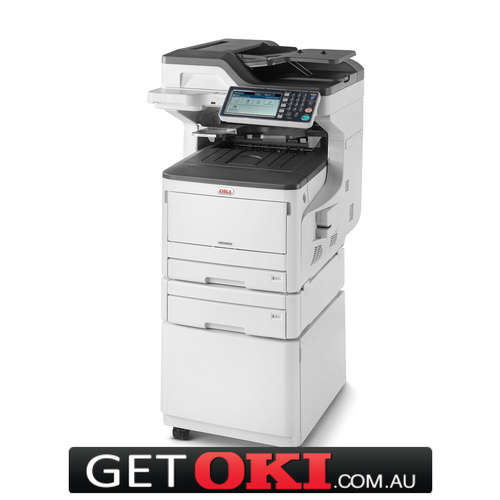 OKI ES8473dnct A3 Colour MFP - W Two Paper Trays & Cabinet (45850216DNCT)
