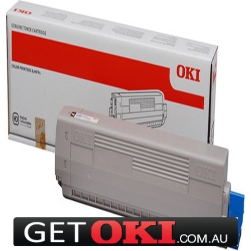 Cyan Toner Genuine to suit OKI C833 10,000 Pages (46443107)